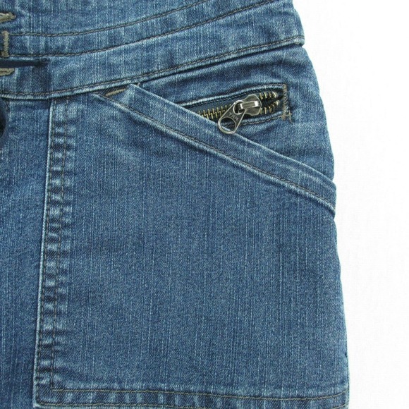 Lee Cropped Denim Jeans Womens SZ 10P Petite Medium Wash High Rise Waist Stretch - Picture 2 of 8